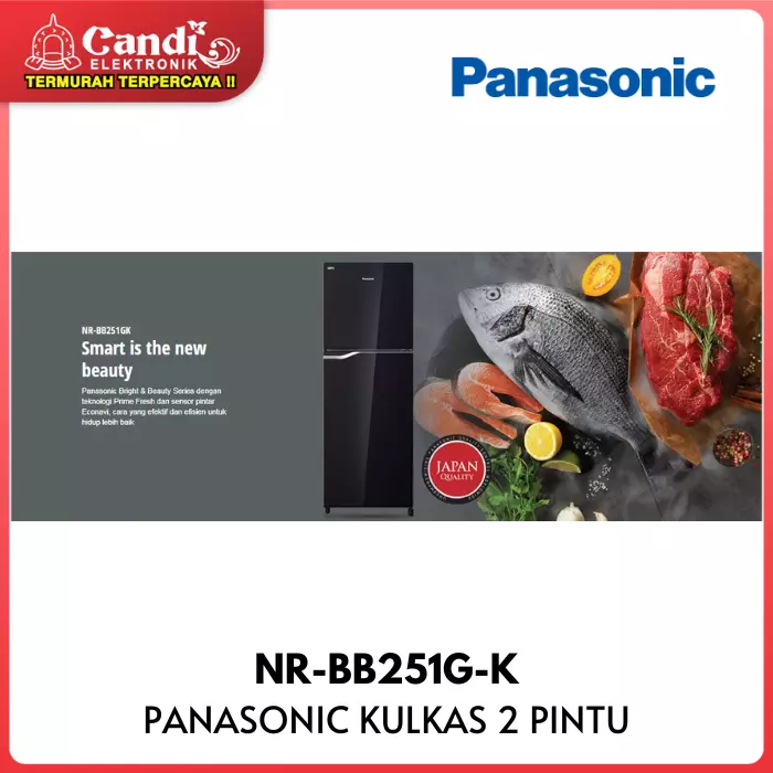 KULKAS 2 PINTU PANASONIC